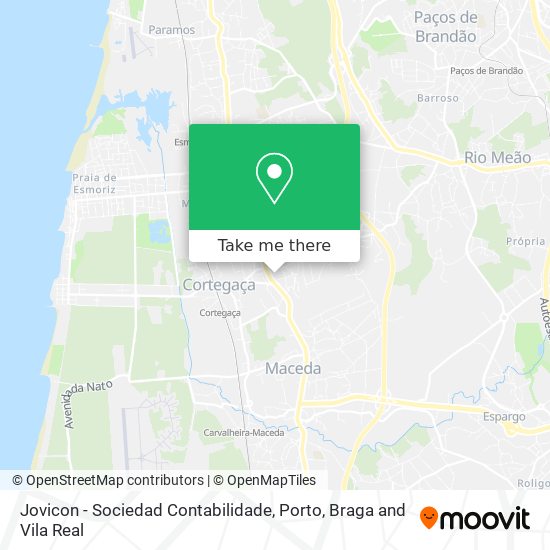 Jovicon - Sociedad Contabilidade map