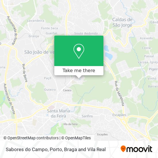 Sabores do Campo mapa