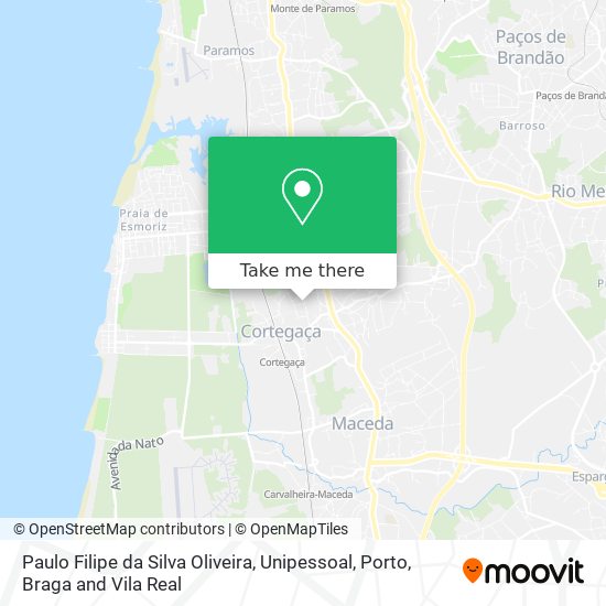 Paulo Filipe da Silva Oliveira, Unipessoal map