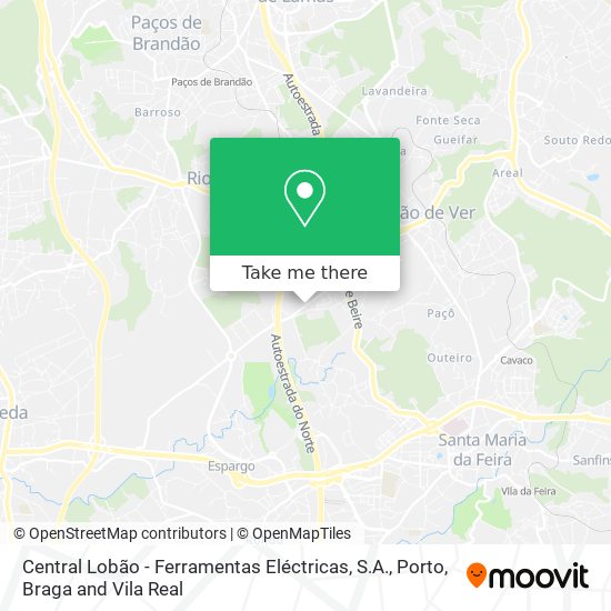 Central Lobão - Ferramentas Eléctricas, S.A. mapa