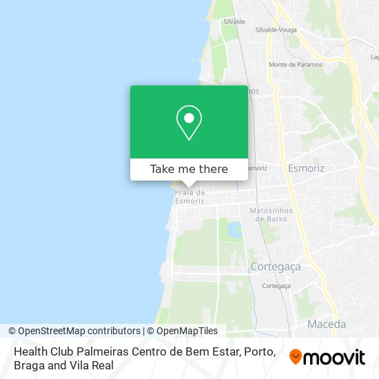 Health Club Palmeiras Centro de Bem Estar mapa