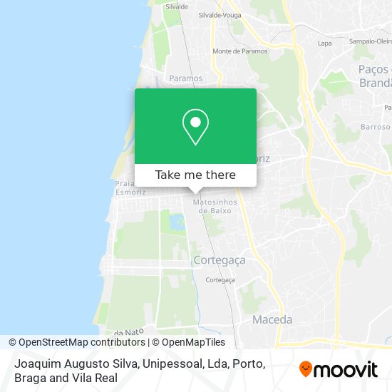 Joaquim Augusto Silva, Unipessoal, Lda map