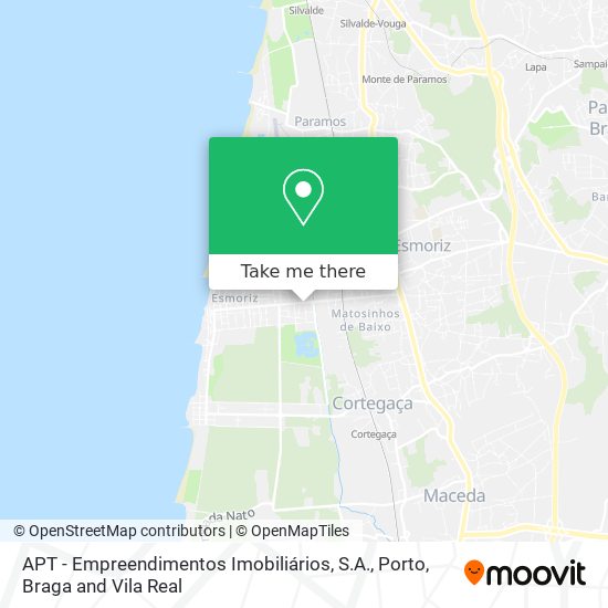 APT - Empreendimentos Imobiliários, S.A. mapa