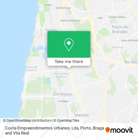 Costa-Empreendimentos Urbanos, Lda mapa