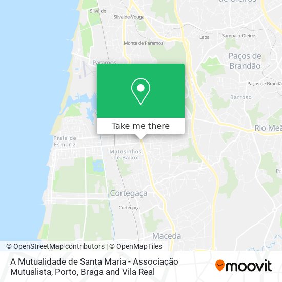 A Mutualidade de Santa Maria - Associação Mutualista map