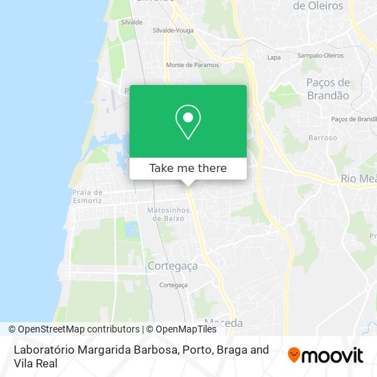 Laboratório Margarida Barbosa map