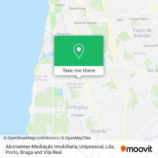 Alcoveinter-Mediação Imobiliaria, Unipessoal, Lda map