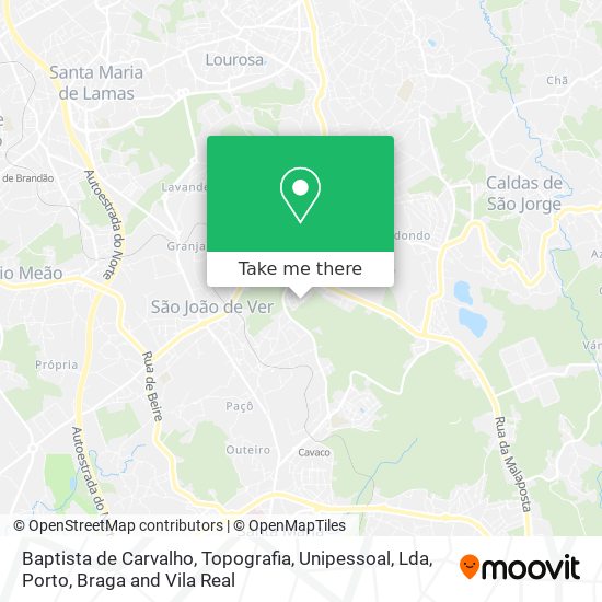 Baptista de Carvalho, Topografia, Unipessoal, Lda map