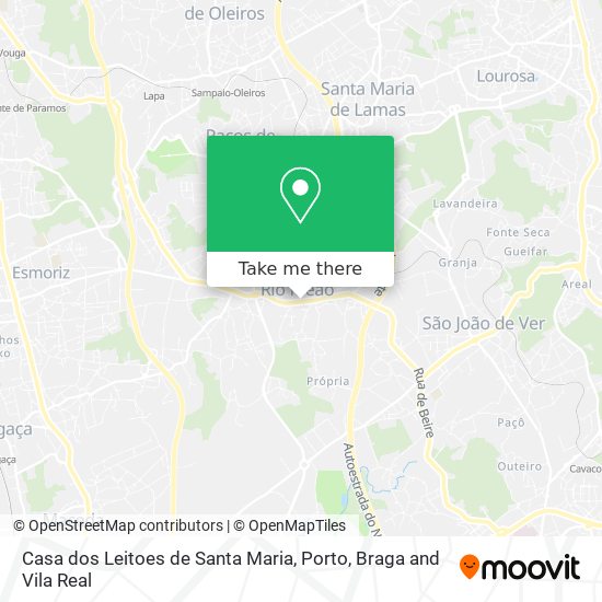 Casa dos Leitoes de Santa Maria map