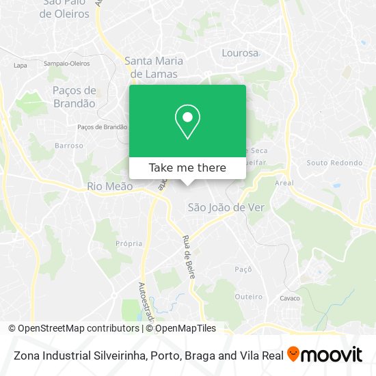 Zona Industrial Silveirinha map