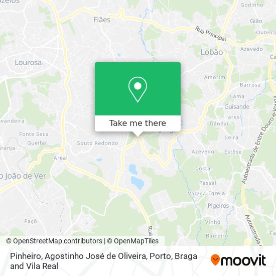 Pinheiro, Agostinho José de Oliveira mapa