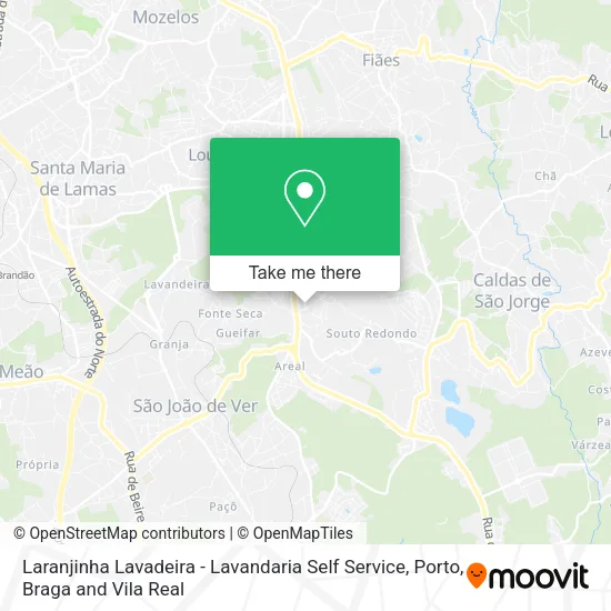 Laranjinha Lavadeira - Lavandaria Self Service map