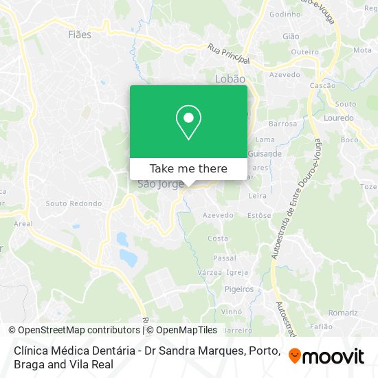 Clínica Médica Dentária - Dr Sandra Marques mapa