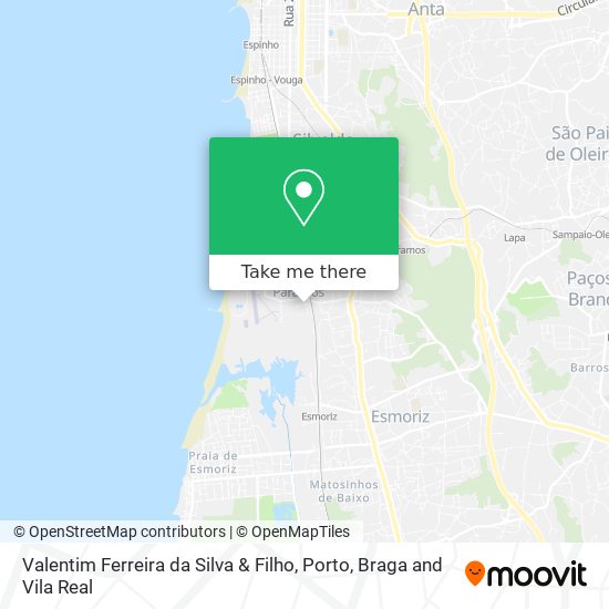 Valentim Ferreira da Silva & Filho map