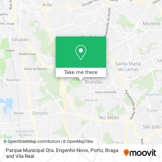 Parque Municipal Qta. Engenho Novo mapa