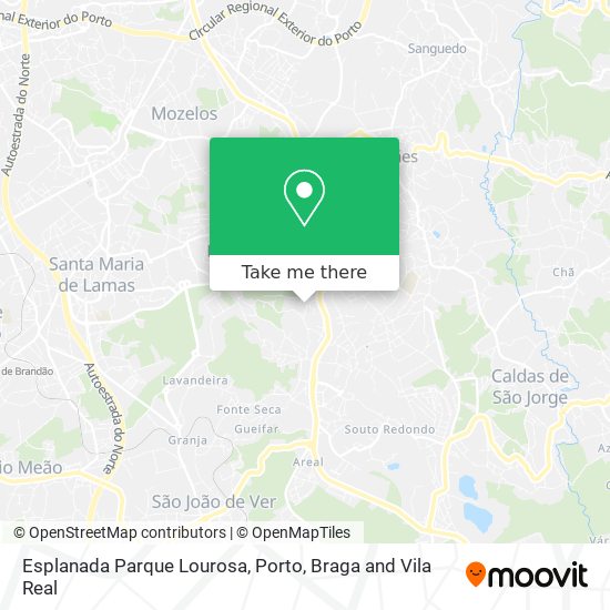 Esplanada Parque Lourosa mapa