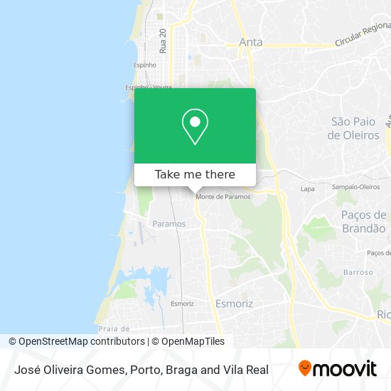 José Oliveira Gomes map