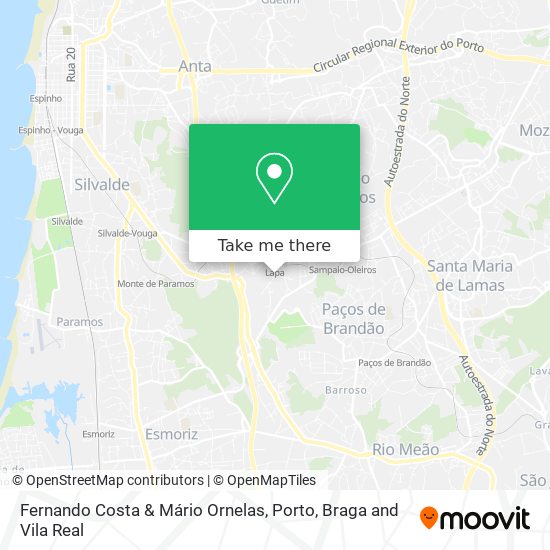 Fernando Costa & Mário Ornelas mapa