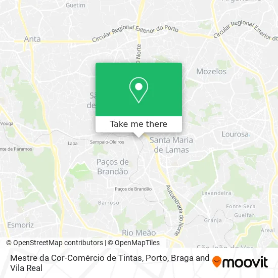 Mestre da Cor-Comércio de Tintas map