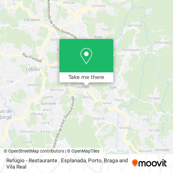 Refúgio - Restaurante . Esplanada map