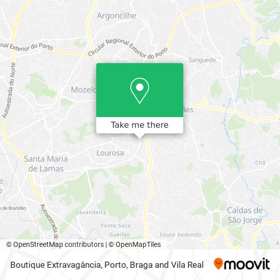 Boutique Extravagância map