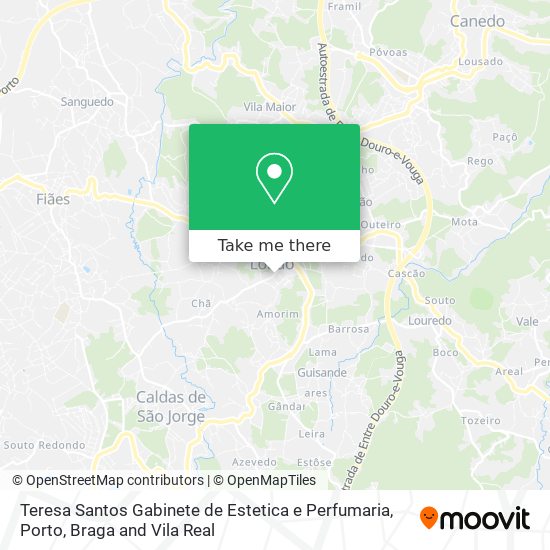 Teresa Santos Gabinete de Estetica e Perfumaria map