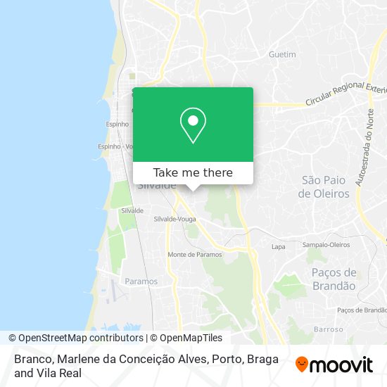 Branco, Marlene da Conceição Alves map