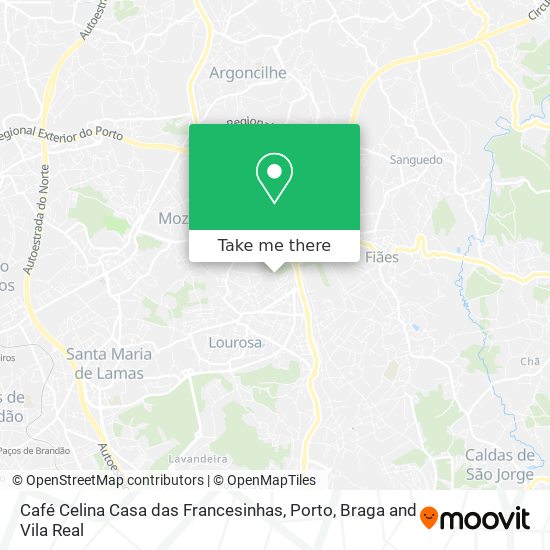 Café Celina Casa das Francesinhas map