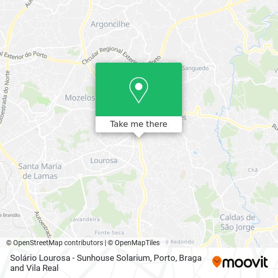 Solário Lourosa - Sunhouse Solarium map