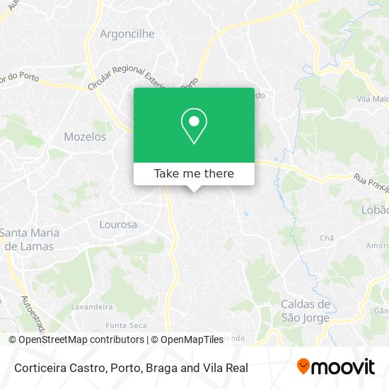 Corticeira Castro mapa