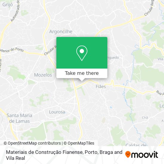 Materiais de Construção Fianense mapa