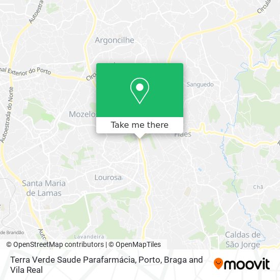 Terra Verde Saude Parafarmácia map
