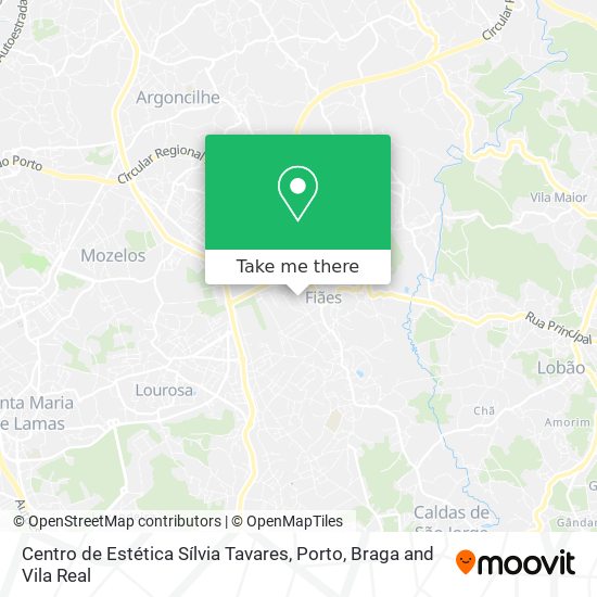 Centro de Estética Sílvia Tavares mapa