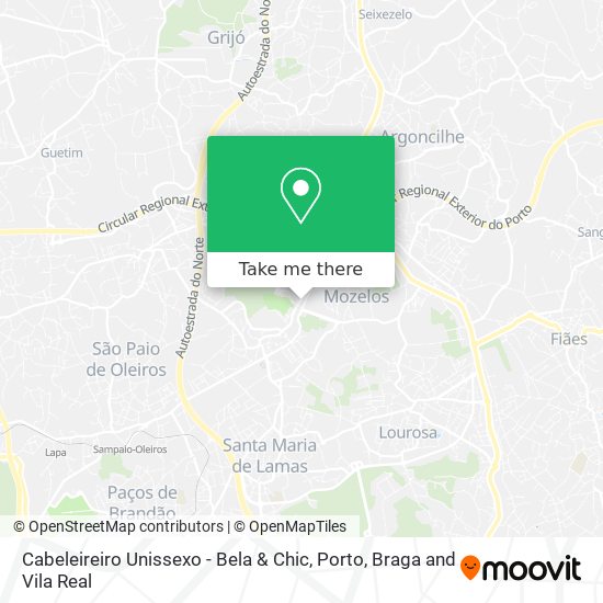 Cabeleireiro Unissexo - Bela & Chic map
