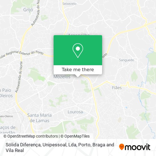 Sólida Diferença, Unipessoal, Lda mapa