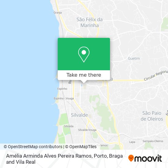 Amélia Arminda Alves Pereira Ramos map