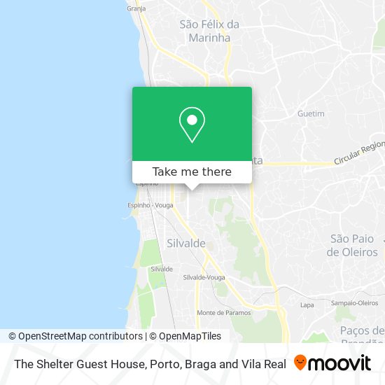 The Shelter Guest House map