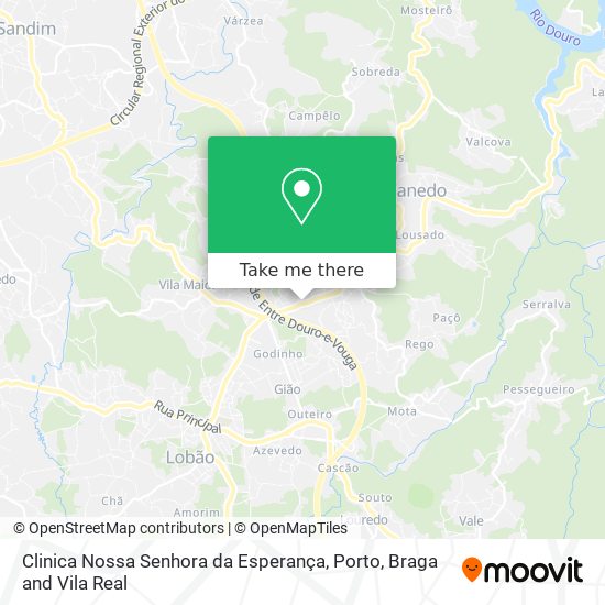 Clinica Nossa Senhora da Esperança map