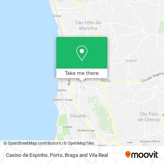 Casino de Espinho map