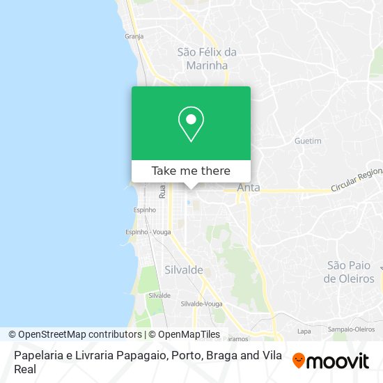 Papelaria e Livraria Papagaio map