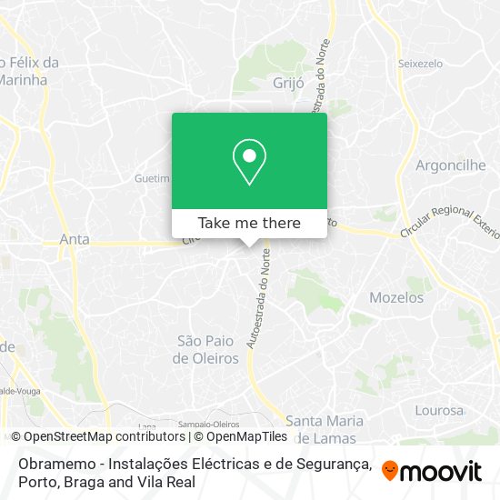 Obramemo - Instalações Eléctricas e de Segurança map