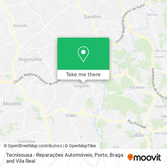 Tecnisousa - Reparações Automóveis mapa