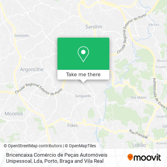 Bricencaixa Comércio de Peças Automóveis Unipessoal, Lda map