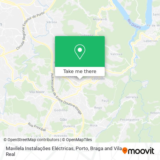 Mavilela Instalações Eléctricas map