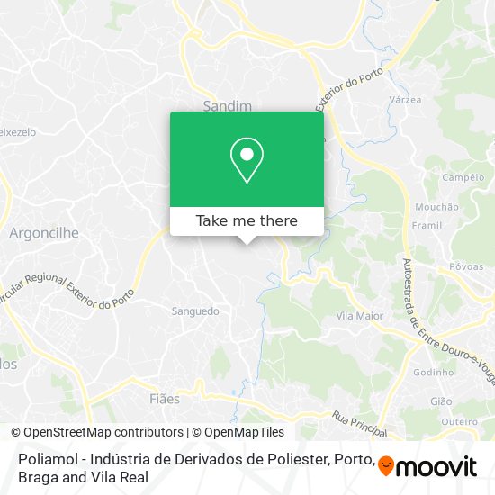 Poliamol - Indústria de Derivados de Poliester map