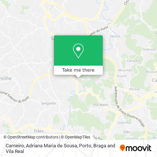 Carneiro, Adriana Maria de Sousa map