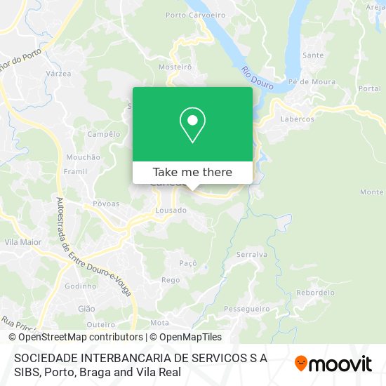 SOCIEDADE INTERBANCARIA DE SERVICOS S A SIBS mapa