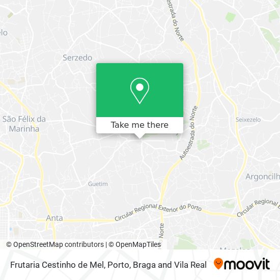 Frutaria Cestinho de Mel map