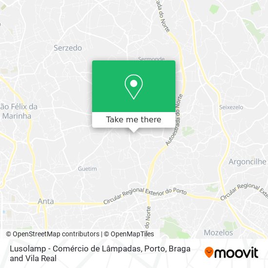 Lusolamp - Comércio de Lâmpadas map