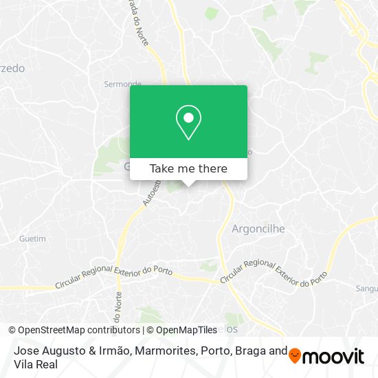 Jose Augusto & Irmão, Marmorites mapa